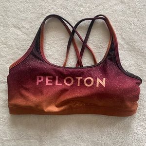 Peloton Sunrise Metallic WITH Sports Bra sz Medium